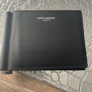 Brand new YSL wallet with clip $495 on site.